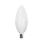 FOCO   4.0W TIP.VELA LED CALI E12 15000HRS/250LM