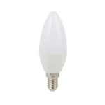 FOCO   4.0W TIPO VELA  LED E14 L/CALIDA 15M/HRAS