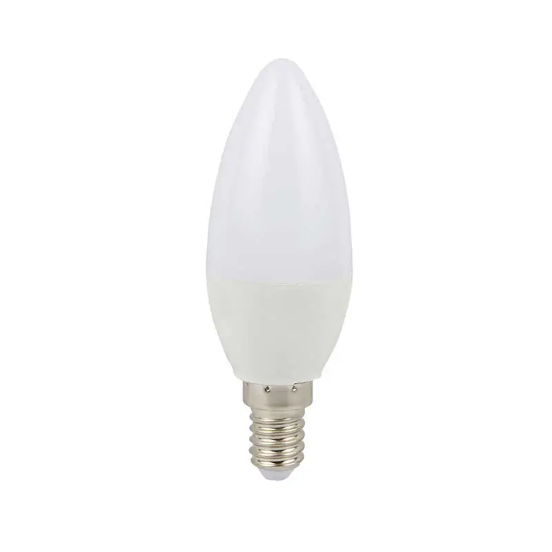 FOCO 4.0W TIPO VELA LED E14 L/CALIDA 15M/HRAS