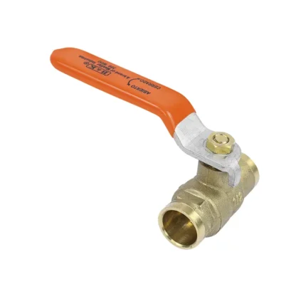 VALVULA ESFERA     1/2" SOLDABLE 300PSI WOG C/LATN