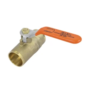 VALVULA ESFERA 1" SOLDABLE 300PSI WOG C/LATN