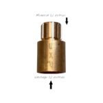 Kit Extensión Vástago Maneral Urrea Llave Regadera Empotrada Acabado Natural Color UXU22KT, Solución Completa - Código: EX-UXU22