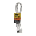 EXTENSION C/SOCKET BLANCO DE 4 MTS. KLEY
