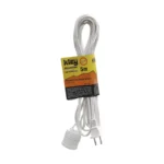 EXTENSION C/SOCKET BLANCO DE 5 MTS KLEY