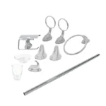 ACCESORIOS P/BAÑO PLUS ZINC Y CRITAL FLEXIMATIC