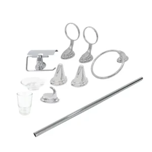 ACCESORIOS P/BAÑO PLUS ZINC Y CRITAL FLEXIMATIC