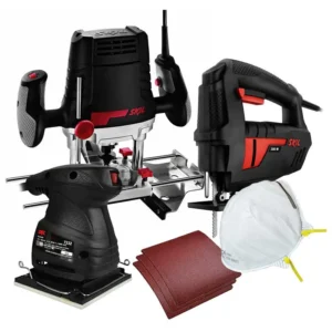 SIERRA CALADORA 380W 3000CPM +LIJADORA ORB.+ROUTER