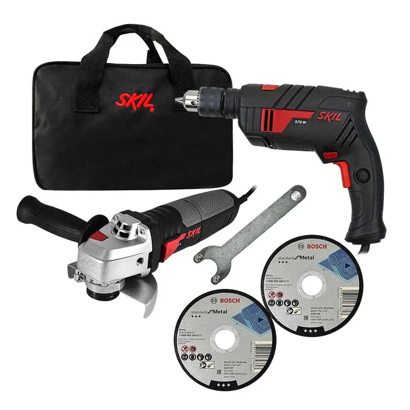 ROTOMARTILLO 1/2" 570W VVR.+MINIESMER. 4 1/2" 830W