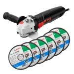 MINIESMERILADORA 4 1/2" 700W SKIL + 6 DISC