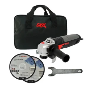 MINIESMERILADORA 4 1/2" 830W CON BOLSA Y 2 DISCOS