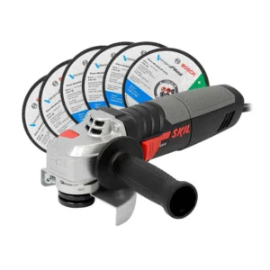 MINIESMERILADORA 4 1/2"  830W 1100RPM + 6 DISCOS