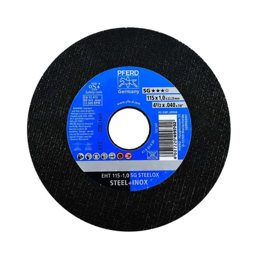DISCO DE CORTE A/INOXIDABLE 4 1/2" G-060 FER