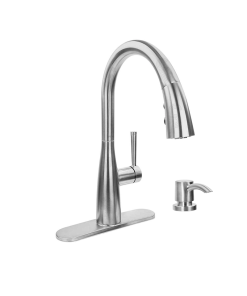 MONOMANDO P/FREGADERO RAYA ALTO ACERO INOX PFISTER