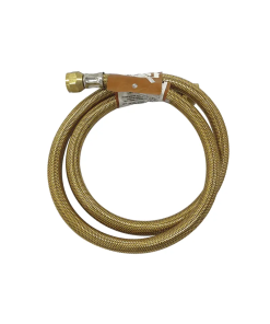 MANGUERA P/GAS 3/8" DE 1  MT. LATON NACOBRE
