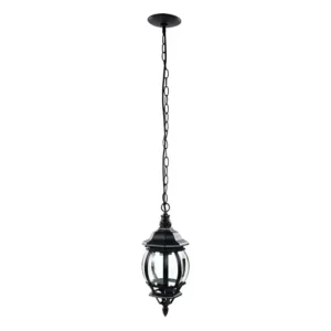 FAROL SUSPENDIDO SIENA II NEGRO P/EXTERIOR NEGRO
