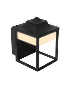 FAROL LED 9W P/ SOBREPONER P/EXTERIOR NEGRO OXALIS