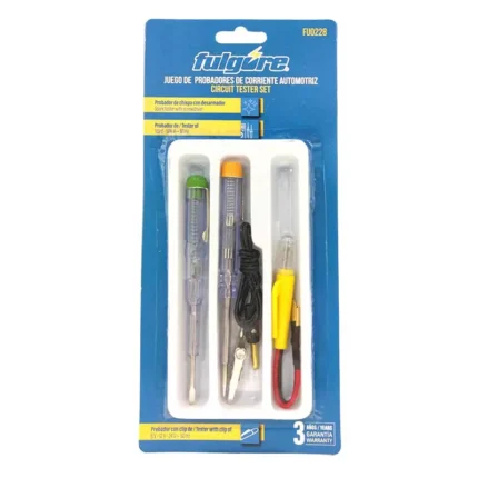 PROBADOR DE CORRIENTE JGO. 3 PZAS. AUTOM.   COHESA