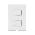PLACA ARMADA 2 V. APAGADOR SENC+ ESCALERA BCA FORZ