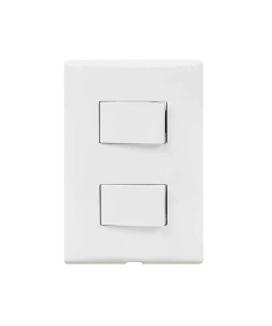 PLACA ARMADA 2 V. APAGADOR SENC+ ESCALERA BCA FORZ