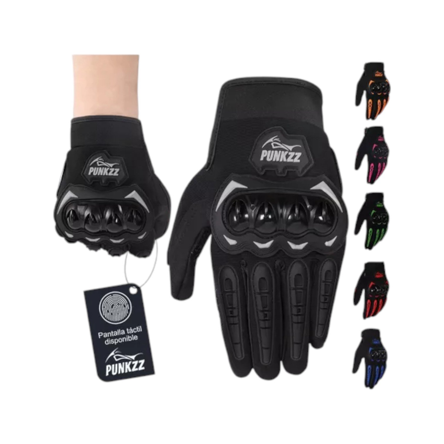 Guantes de Protección con Pantalla Táctil para Motocicleta - Seguridad y Comodidad en el Manejo