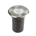 LAMPARA EMPOTRADO EN PISO EXTERIOR A/INOX