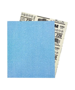 LIJA DE AGUA # 220 BLUE 10.8" X 8.8" 3M