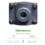 Hidrotoma Conekta 1 1/2 x 1" - Construcción Fiable y Versátil - hd24 - Compatible con Proyectos Profesionales