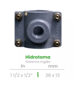 Hidrotoma Conekta 1 1/2 x 1" - Construcción Fiable y Versátil - hd24 - Compatible con Proyectos Profesionales