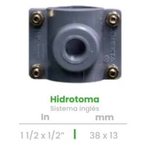 Hidrotoma Conekta 1 1/2 x 1/2" - Conexión Precisa y Segura - hd1 - Perfecta para Sistemas de Agua