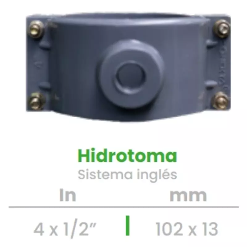 Hidrotoma Conekta 4 x 1/2" - Construcción Resistente y Precisa - hd12 - Perfecta para Sistemas Hidráulicos