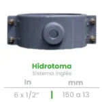 Hidrotoma Conekta 6 x 1/2" - Solución Compacta y Precisa - hd15 - Perfecta para Instalaciones Comerciales