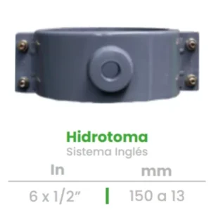 Hidrotoma Conekta 6 x 1/2" - Solución Compacta y Precisa - hd15 - Perfecta para Instalaciones Comerciales