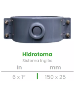 Hidrotoma Conekta 6 x 1" - Construcción Resistente y Duradera - hd17 - Ideal para Sistemas de Gran Capacidad