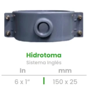 Hidrotoma Conekta 6 x 1" - Construcción Resistente y Duradera - hd17 - Ideal para Sistemas de Gran Capacidad