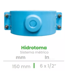 Hidrotoma Conekta 100mm x 1/2" - Sistema Métrico - hd18 - Ideal para Conexiones Precisas en Proyectos Industriales