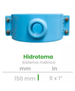 Hidrotoma Conekta 100mm x 1" - Sistema Métrico - hd20 - Compatible con Sistemas de Gran Escala