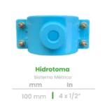 Hidrotoma Conekta 150mm x 1/2" - Sistema Métrico - hd21 - Diseño Compacto y Funcional