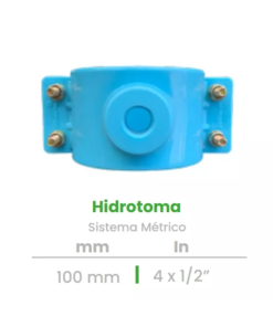 Hidrotoma Conekta 150mm x 1/2" - Sistema Métrico - hd21 - Diseño Compacto y Funcional
