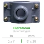 Hidrotoma Conekta 2 x 1" - Construcción Resistente y Durable - hd5 - Ideal para Instalaciones de Gran Escala