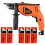 ROTOMARTILLO 1/2" 550W VVR Y BROCA P/FIERRO 5PZ