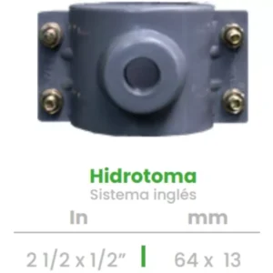 Hidrotoma Conekta 2 1/2 x 1/2" - Solución Compacta y Robusta - hd6 - Diseñada para Proyectos Hidráulicos