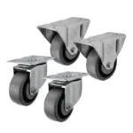 RODAJA DE 3" P/CARGA D 65A100KG +2 RUED GIRATORIA