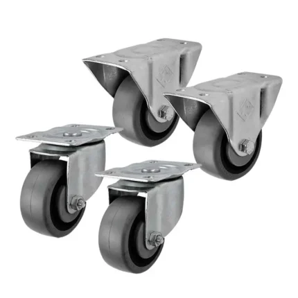 RODAJA DE 3" P/CARGA D 65A100KG +2 RUED GIRATORIA