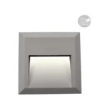 ARBOTANTE  LED 1W P/EXTERIOR P/SOBREPONER GRIS