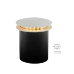 LAMPARA LED P/ EMPOTRE P/ EXT. GRIS 1W LUZ CALIDA