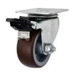 RODAJA DE 2" P/CARGA DE 25 A 50 KG C/FRENO CAFE