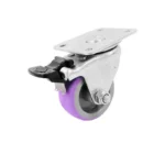 RODAJA DE 2" P/CARGA DE 25 A 50 KG C/FRENO MORADO