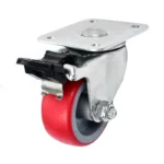 RODAJA DE 2" P/CARGA DE 25 A 50 KG C/FRENO ROJO