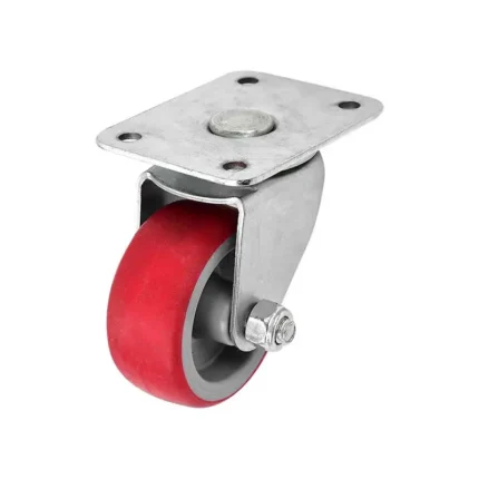 RODAJA DE 2" P/CARGA DE 25 A 50KG ROJA RODAMEX