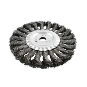 CARDA CIRCULAR 6" ALAMBRE TRENZADO
